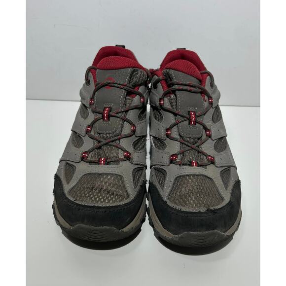 MERRELL Moab 3 Low Waterproof Hiking Shoes Leather Gray Athletic Kids 5M - Picture 2 of 11